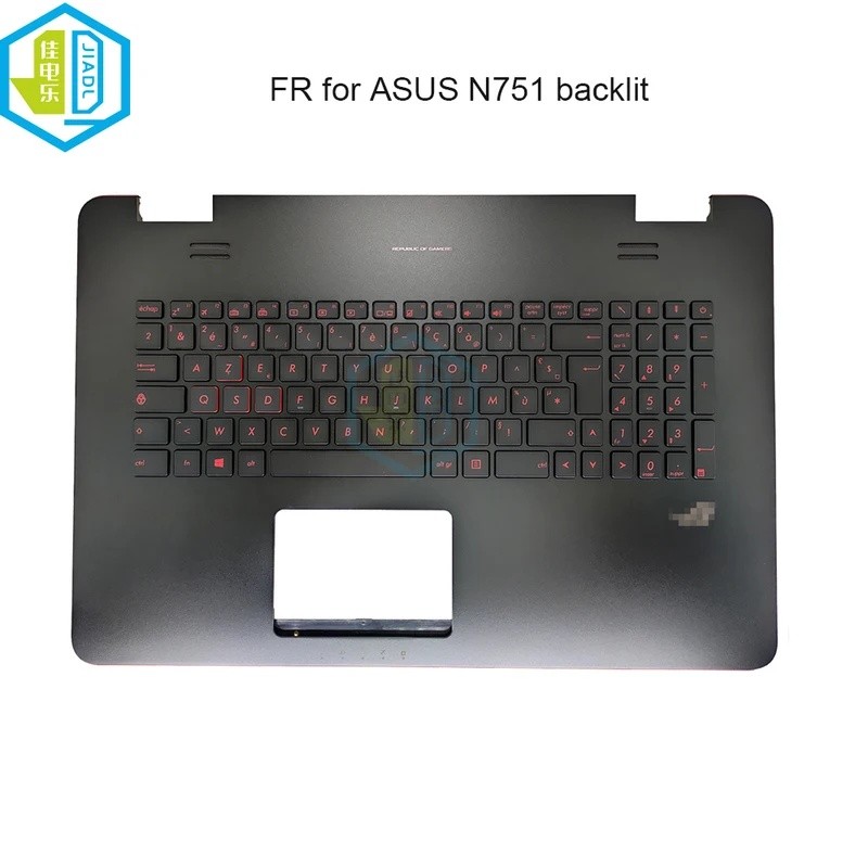 Canadian Arabic French HU NE Backlight คีย์บอร์ด Palmrest สําหรับ ASUS N751 N751J N751JM G771JW G771