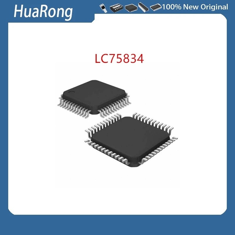 2 ชิ้น/แบทช์ LC75834 LQFP48