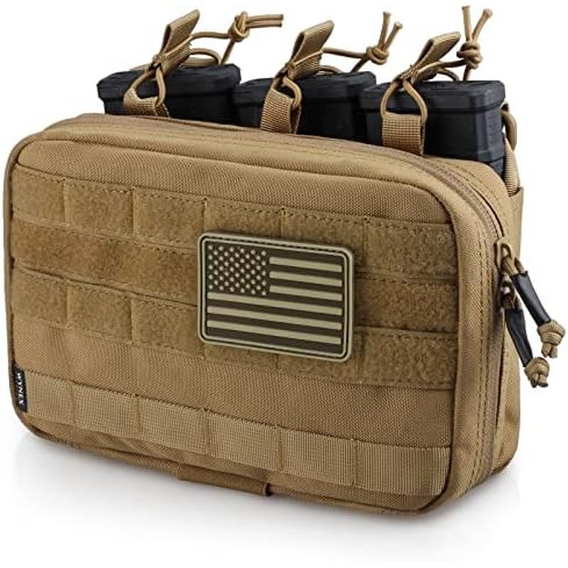 กระเป๋า WYNEX Tactical Mag Admin, กระเป๋านิตยสาร Molle Triple | Utility Tool Pouch Medical EMT Organ