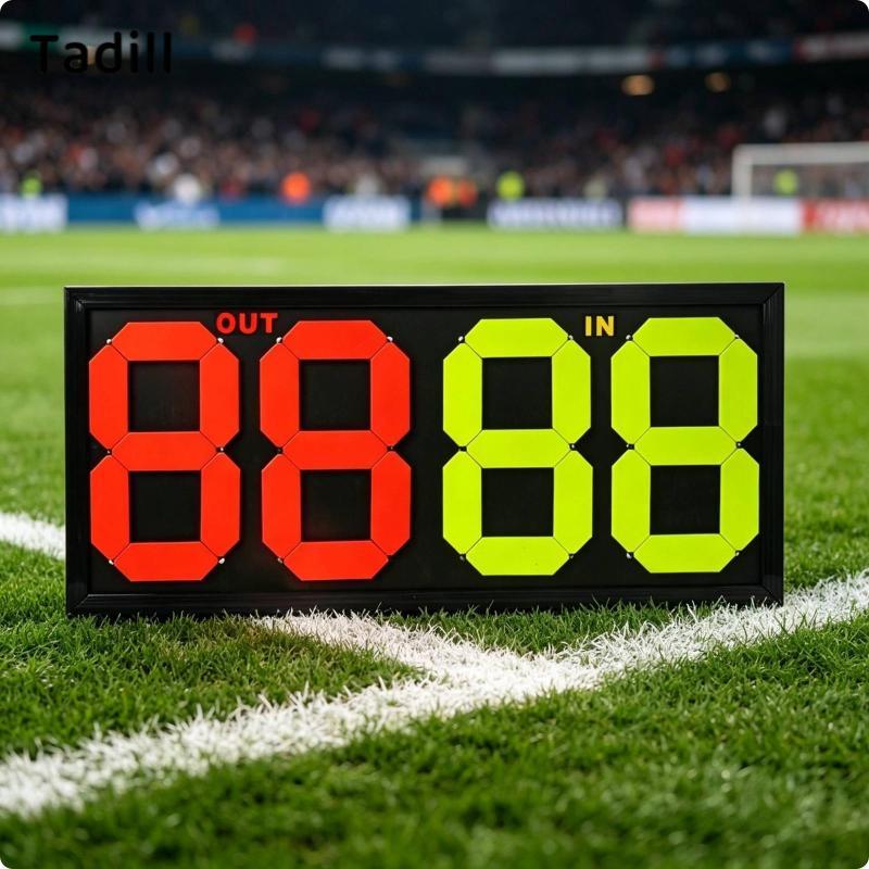 Tadill ฟุตบอล Substitution Board สถาบันมือถือ Scoreboard ป้ายพิมพ์