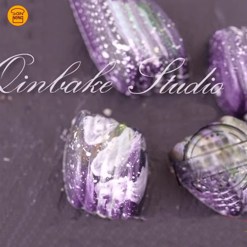 Sanneng Belgium Chocolate World 24 Shell Shape Starry Sky Plastic Chocolate Mold CW1045
