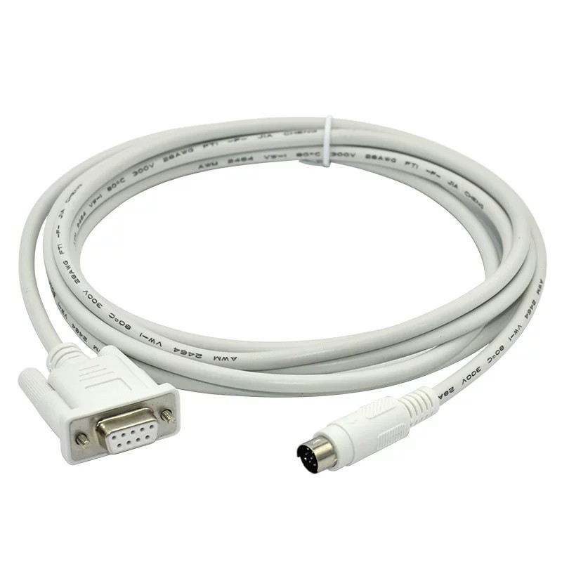 Hechuan HCA8 A2 LX1N/TX/LS Huichuan H0U H1U/2U/3U Serial Download Cable สายการเขียนโปรแกรม PLC