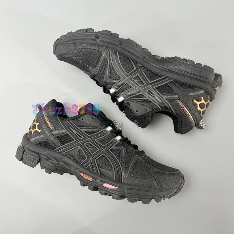 Kahana 8 ผ้าหนังสังเคราะห์ Shock-Absorbing Breathable Low-Top Casual Cross-Country Training รองเท้าว