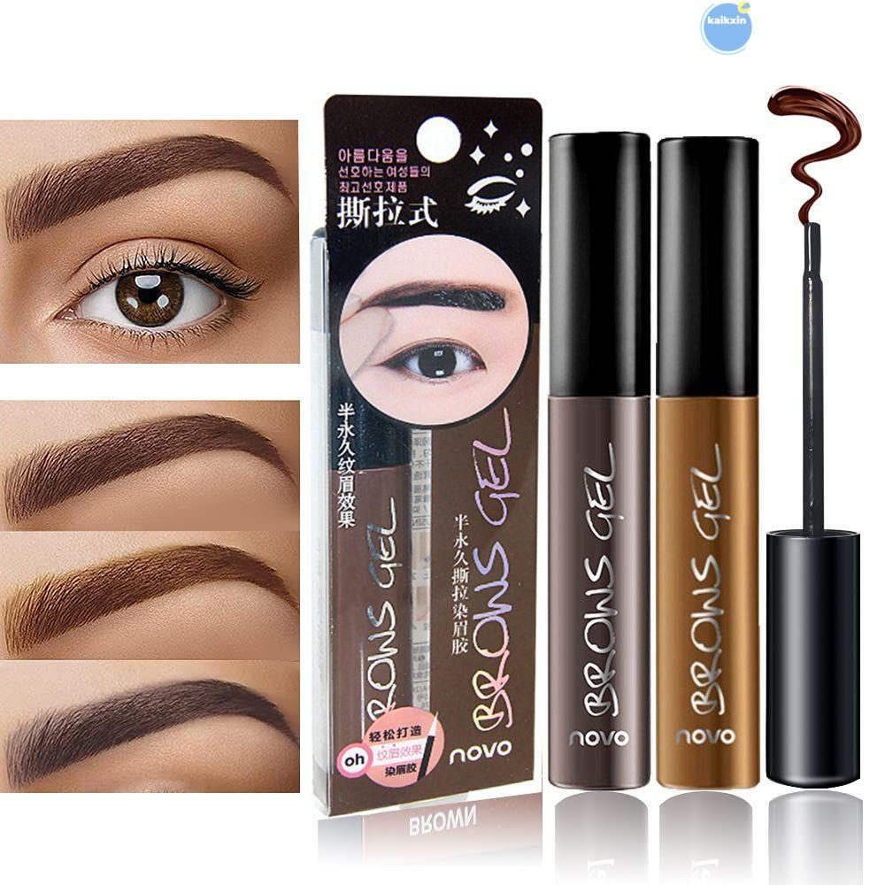 COOLSO Peel Tattoo Eyebrow Gel Brow Makeup Eyebrow Tint Up ถึง 3 วัน Tint EyeBrow Gel