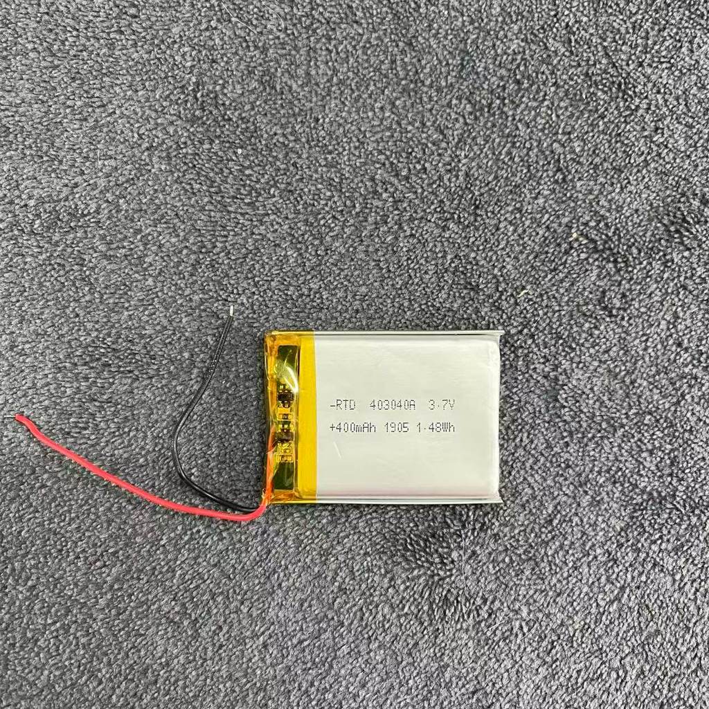 แบตเตอรี่ลิเธียมโพลีเมอร์ใหม่เอี่ยมรุ่น:403040 3.7V 400mAh