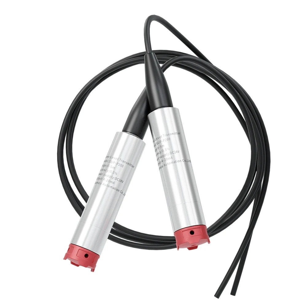 I8RA ขายดีที่สุด Digital Water Level Gauge Sewage Water Level Sensor Rs485 สแตนเลส Submersible Water