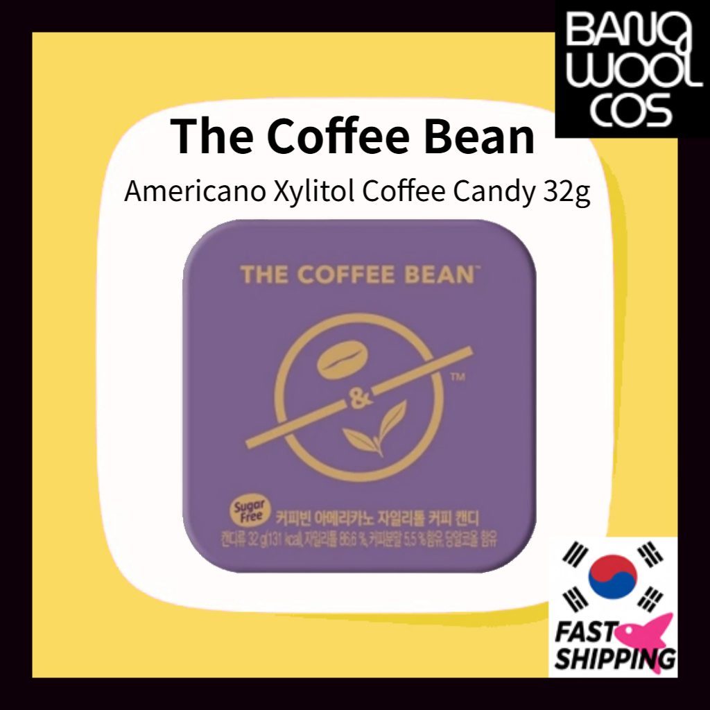 The Coffee Bean Americano Xylit Coffee Candy 32g Home Essential Original Product Value Pack