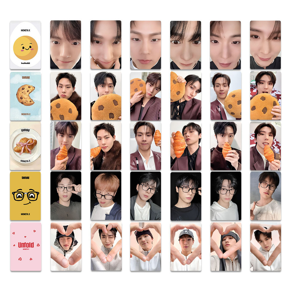 MONSTA X Merchanded Photocard UNFOLD Mango Bonus Photocard เป้าหมาย Bonus hello82 การ์ดอัลบั้ม