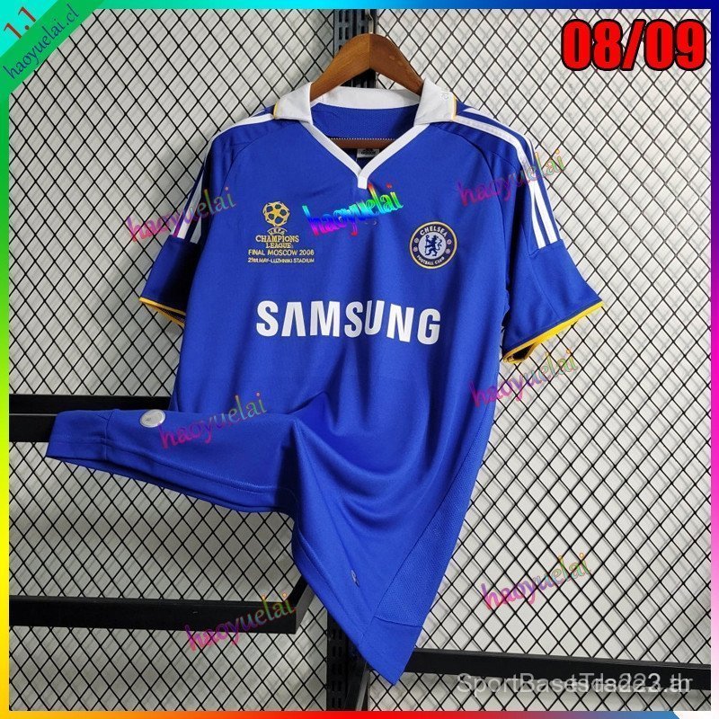 เสื้อยืด Retro Chelsea 2008/09 ท้องถิ่น Futbol Camisas VHE0
