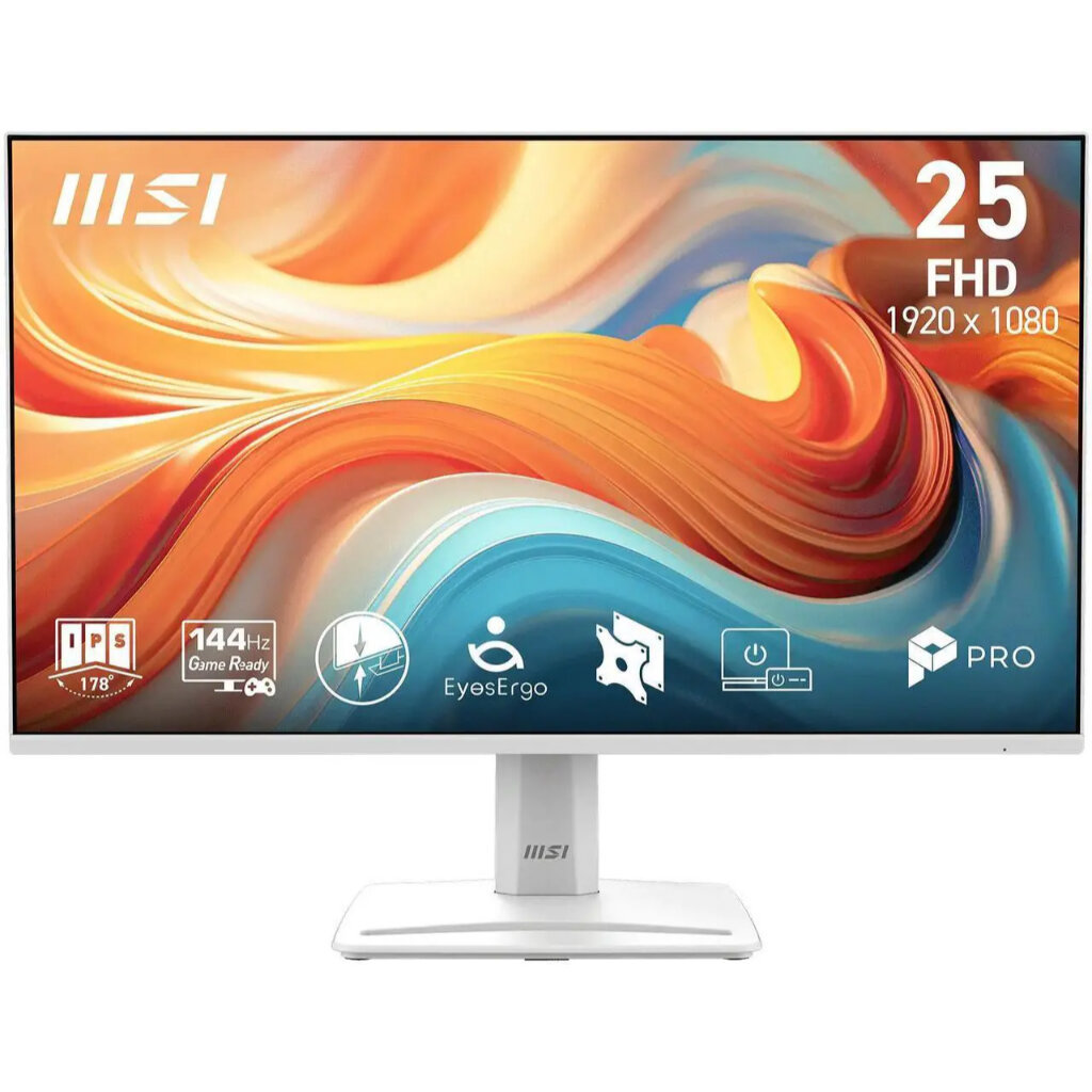 MSI IPS 24.5" PRO MP251W E14A FHD 144Hz With Built-In Speakers Monitor