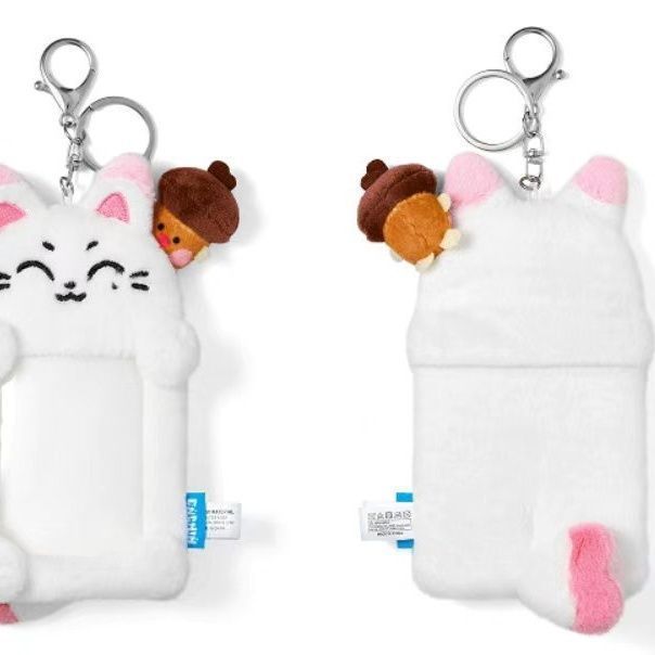 ENHYPEN Plush Card Holder Pendant ID Card Protective Case