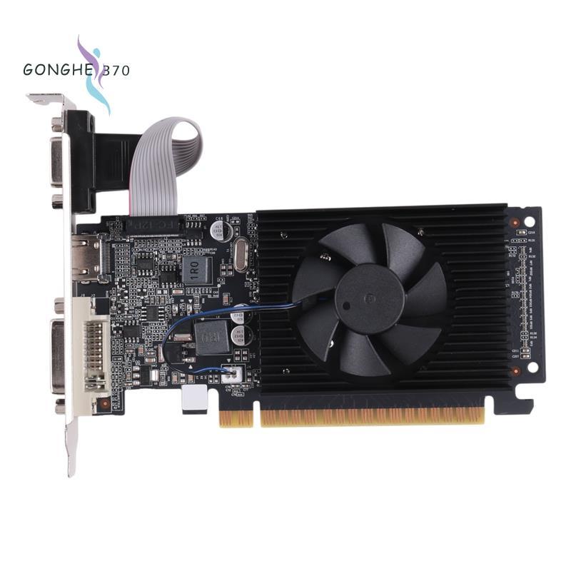 [gonghe370]GT210 1GB GT210 1GB GDDR3 64Bit กราฟิกการ์ด DVI-D + VGA + HD เดสก์ท็อปการ์ด