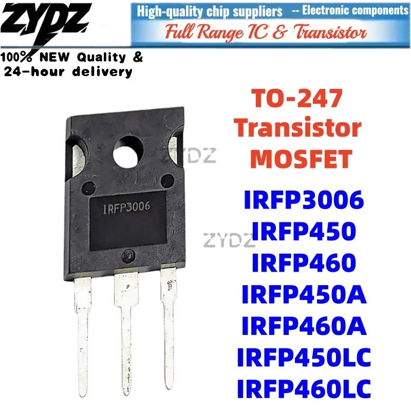 1-5PCS IRFP450 IRFP460 IRFP460A IRFP450LC IRFP3006 IRFP450A IRFP460LC ทรานซิสเตอร์ MOSFET TO-247