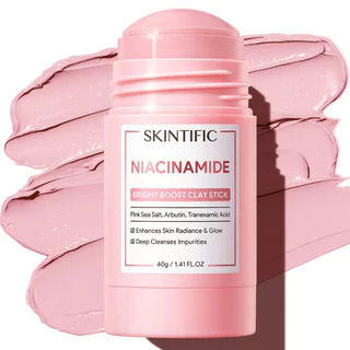 SKINTIFIC สคินทิฟฟิค ไนอะซินาไมด์ ไบรท์ เคลย์ สติ๊ก 40 กรัม