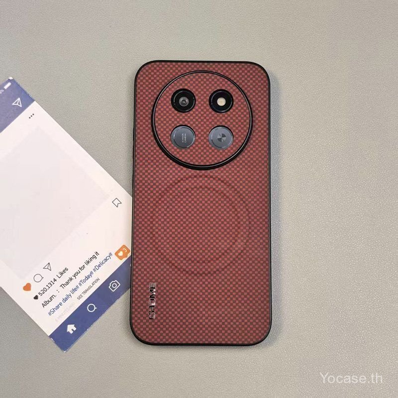 手机壳สําหรับ Honor X80ProMax/X70i/X60i 皮纹磁吸保护套เคสโทรศัพท์