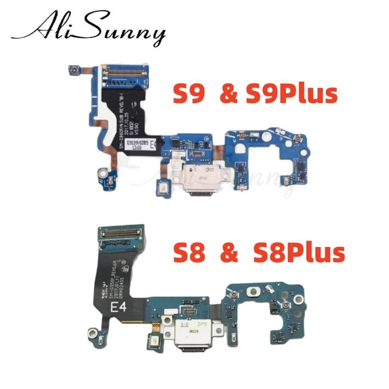 JDT 1pcs แท่นชาร์จ USB Flex สําหรับ SamSung Galaxy S8 S9 Plus G950F G950U G955F G960F G965F G965F G9