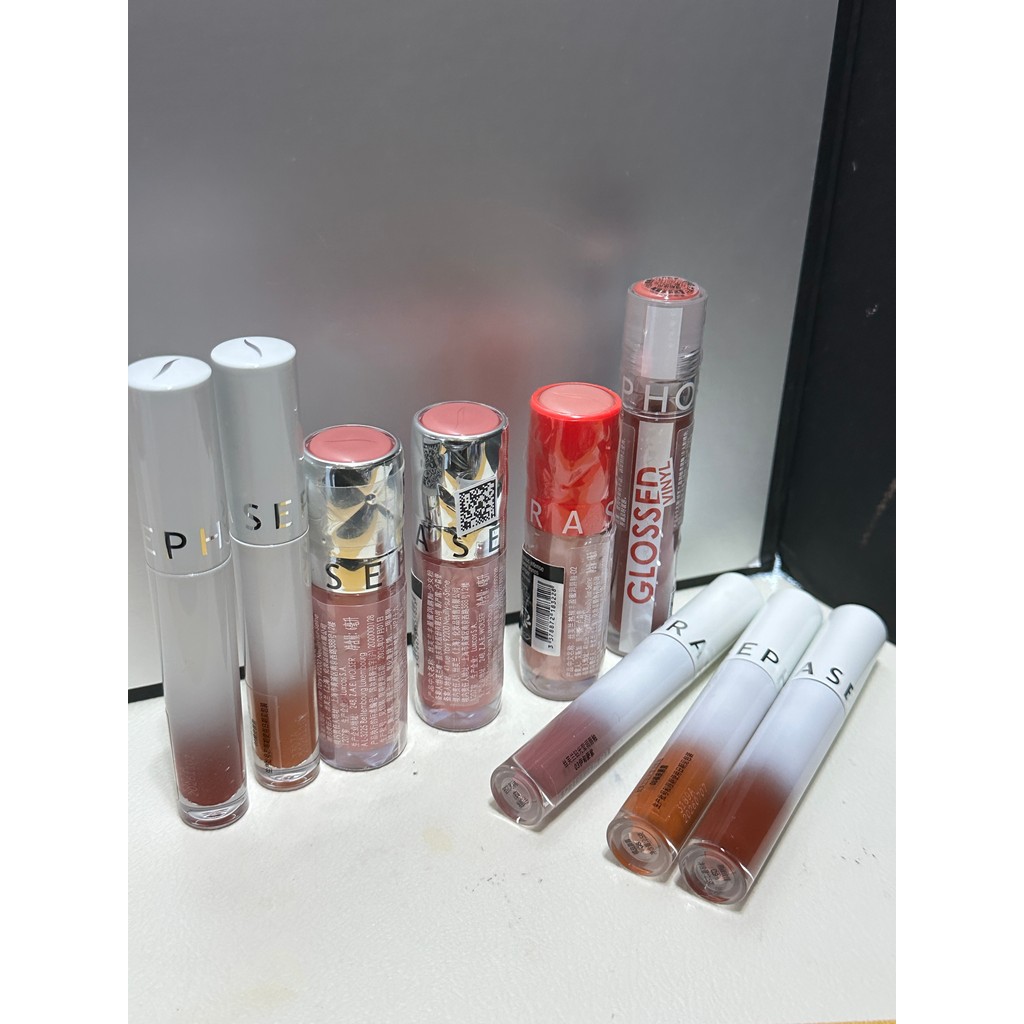 ลิปกลอส ลิปมัน Juezi~sephora sephora Classic Lip Gloss ลิปกลอสร้อน ลิปกลอส Hold Makeup Matte Powder 