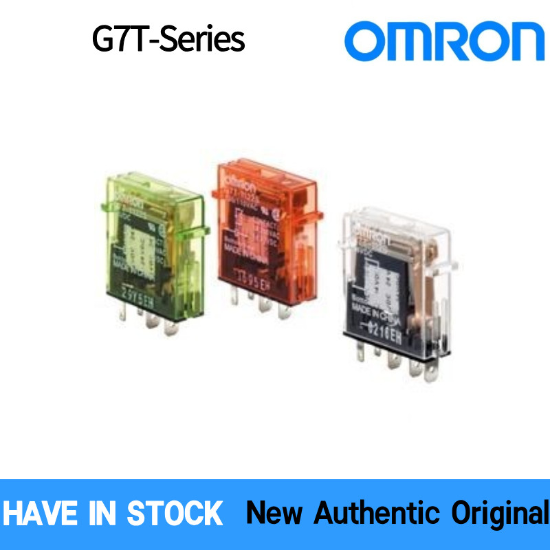 OMRON 5PCS G7T-1112S-DC24V DC เอาต์พุตโมดูลโมดูล SPST-NO 24VDC อินพุต 5A เอาต์พุต DIN Rail