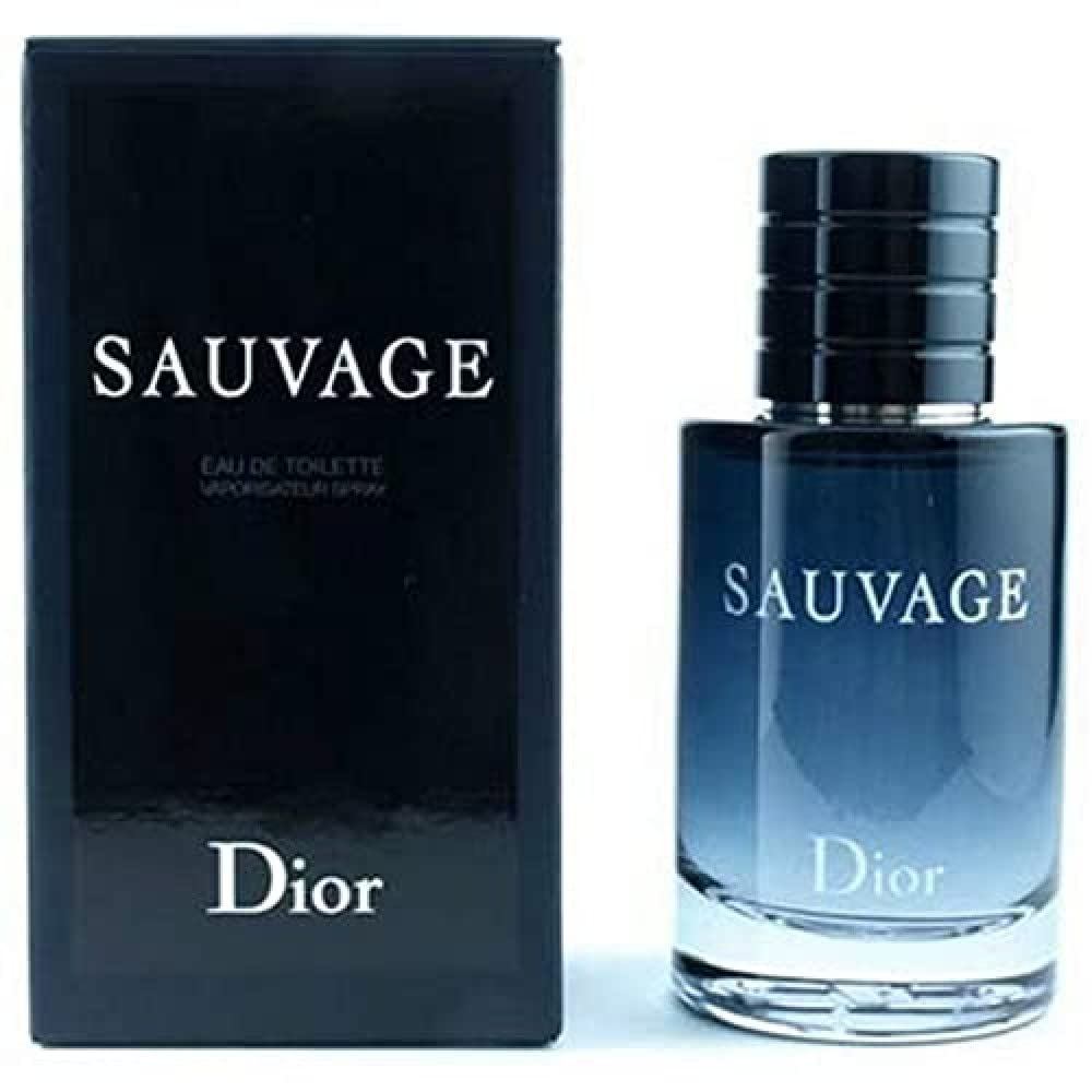 Christian Dior Sauvage Eau De Toilette Spray for Men, 3.4 ออนซ์ของเหลว