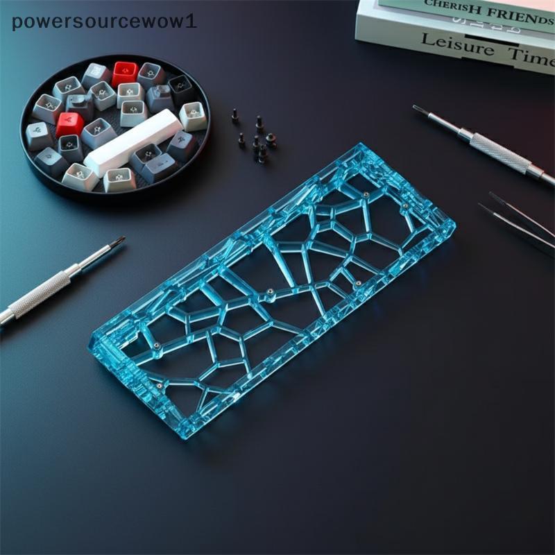 WOW GH60 Hollow Clear Keyboard Case Shell สําหรับที่กําหนดเอง DIY Mechanical Keyboard ผู้ที่ชื่นชอบก
