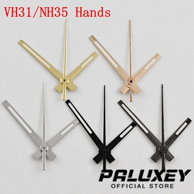 PALUXEY VH31/NH35 Datejust สไตล์ Luminous นาฬิกามือชุดสีเขียว Luminous Pointers Fit VH31 VH31A VH60 