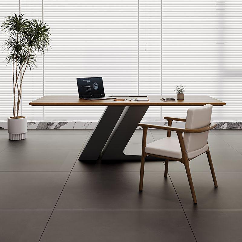 Office desk, solid wood office desk, executive desk, simple modern office desk