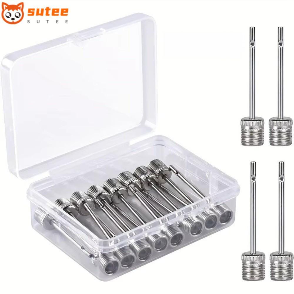 SUTEE 5/20/30 ชิ้นปั๊มลมเข็มลูกบอลเป่าลม, Adaptors หัวฉีดปั๊ม Pin, มัลติฟังก์ชั่นพร้อมรู Adaptor Sport Ball Inflatting ปั๊มเข็ม