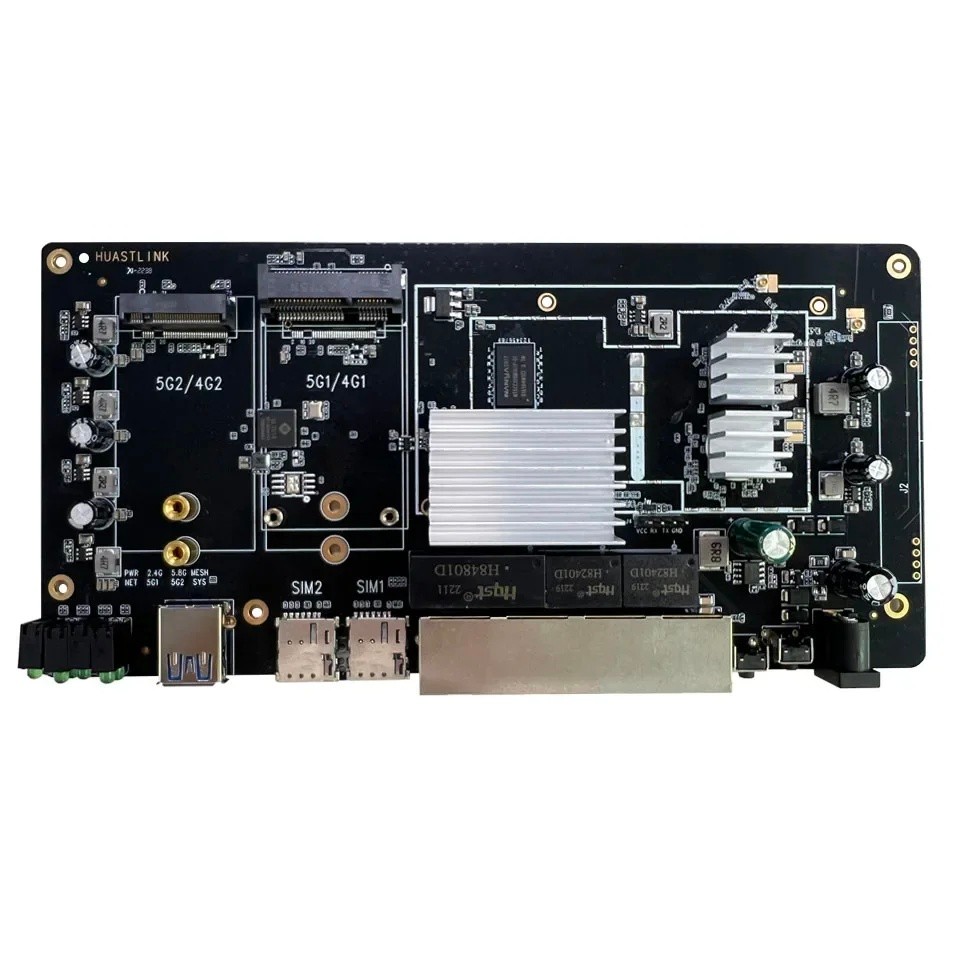06TM OEM ODM อุตสาหกรรม 5g โมเด็มไร้สาย Router บอร์ด Pcba พร้อม M.2 Mini Pcie Slot รองรับ 2.4ghz และ