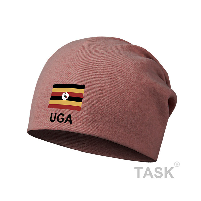 Uganda Uganda Uganda แห่งชาติอินเทรนด์บางสไตล์ Sleeping Pile หมวกผู้ชายผู้หญิง Warm Windproof ฤดูใบไ