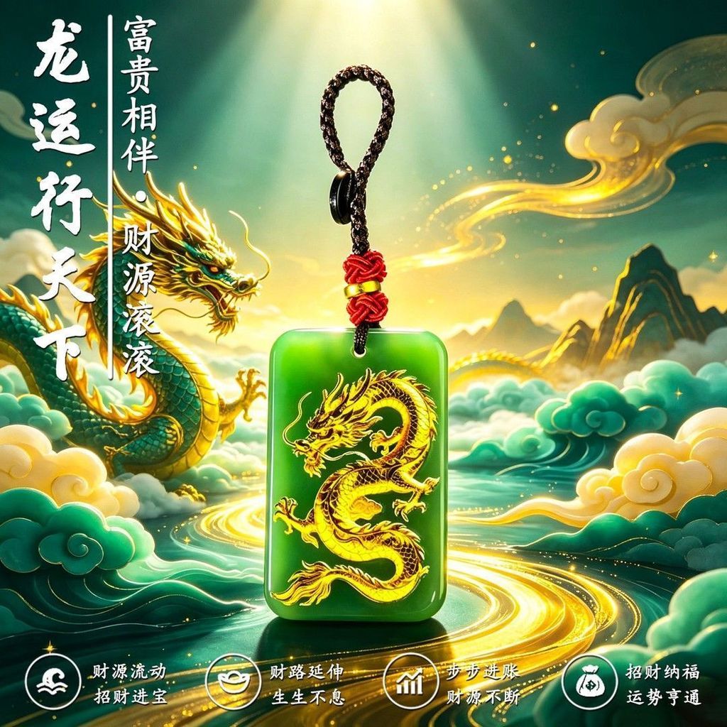 新款 龙行天下单 underwire buggy ผู้ชายและผู้หญิงแบบพกพาแนะนําใหม่การเลือกของ dragon world พวงกุญแจพกพา20260