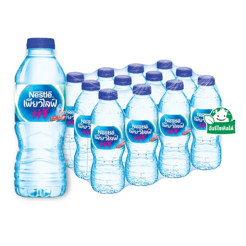 เพียวไลฟ์น้ำดื่ม 330มล. แพค 12 Nestle Pure Life Water 330ml. Pack 12 [หมายเลขบาร์โค้ด 8850127063929 ]