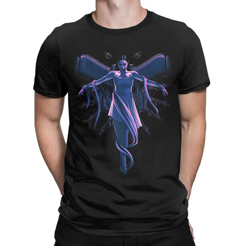 เสื้อยืดผู้ชายลายภาพยนตร์ John Wick Ballerina เสื้อยืดลายตลก คอกลม ผ้าฝ้าย 100% เสื้อผ้ามาใหม่