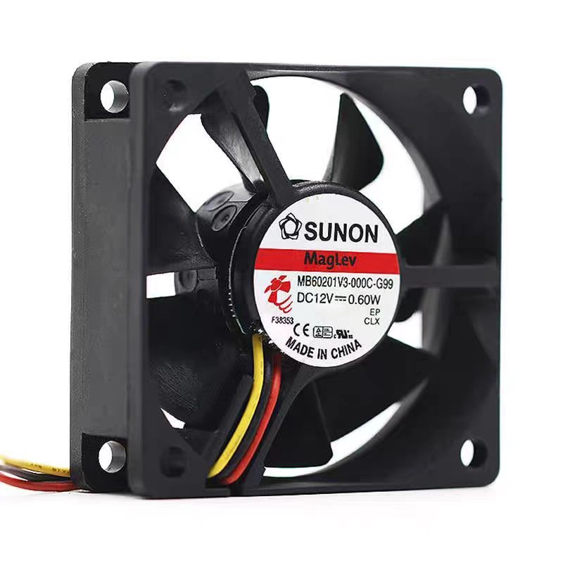 EE/PE/MB60201B1BX2V3VX-1,000C000U000-G99A999F พัดลมระบายความร้อนอย่างมีประสิทธิภาพ 12V