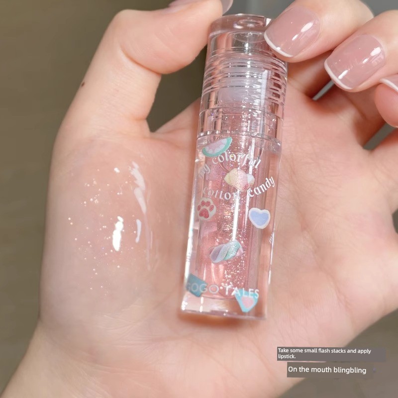 lip oil ลิปมัน Gogotales Gogo Dance Lip Oil Love Tiger Oil กระจกโปร่งใส Lip Gogo Dance Lip Gloss Lip