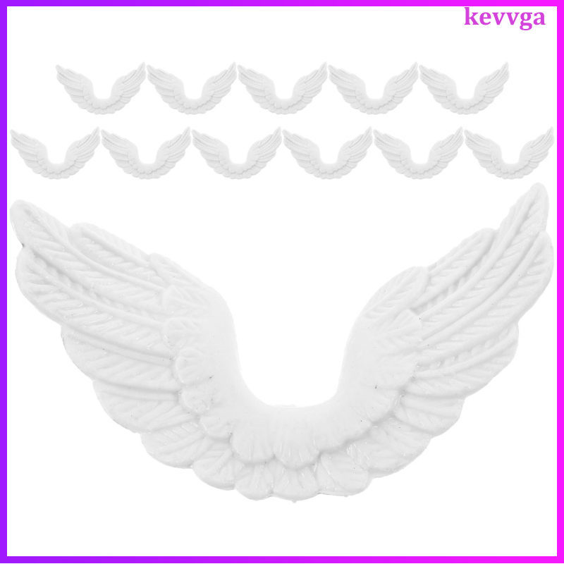 12pcs Angel Wings อุปกรณ์เสริม Mini Fairy Wings เครื่องประดับคริสต์มาส MINI Angel Wings สําหรับหัตถก
