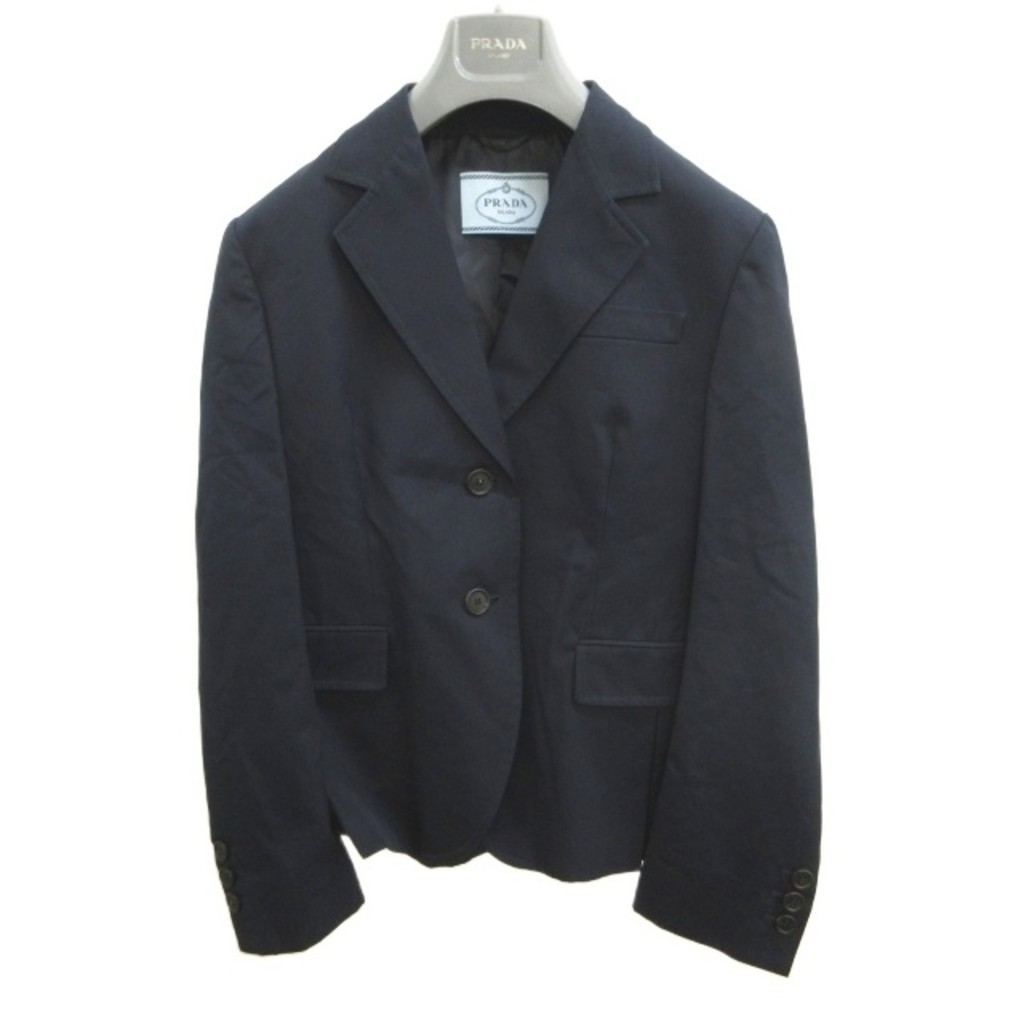 PRADA Jacket Tailored navy Direct from Japan Secondhand