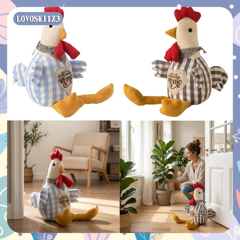 [lovoski1z3] Bunny Plush Door Holder Floor Decorative Door Stopper Soft Weighted House Door Block