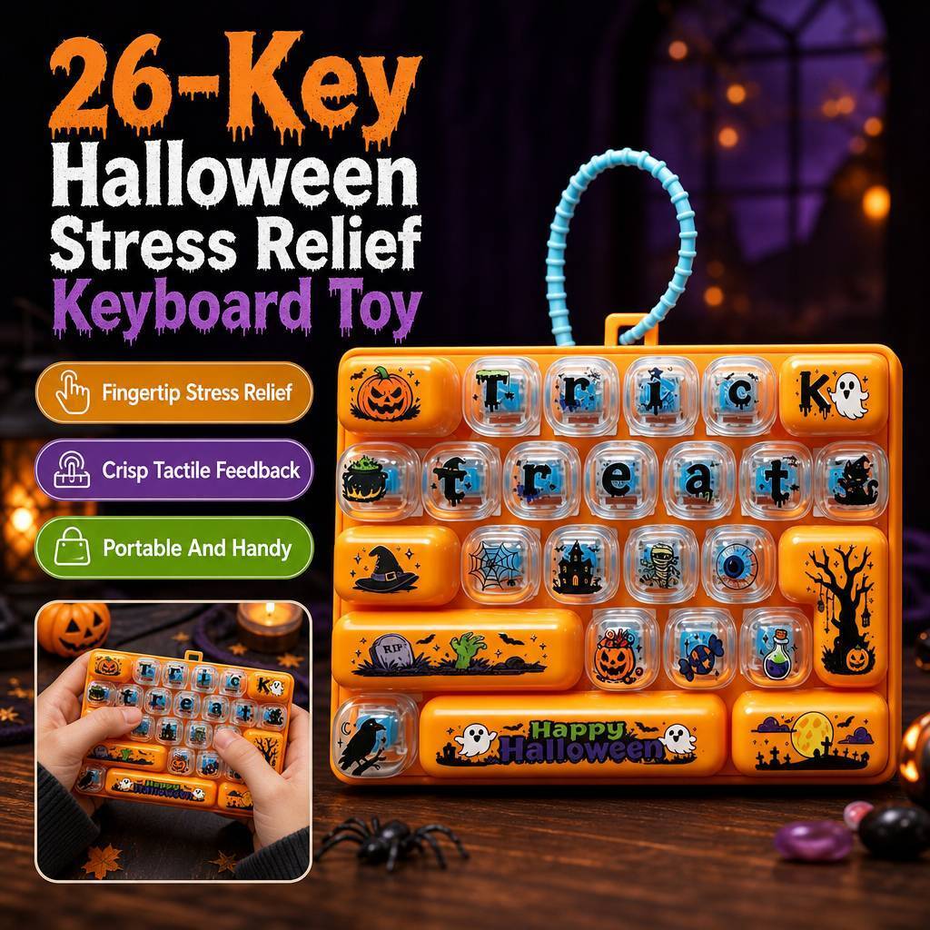 JMY-26-key Halloween Decompression Keyboard Toy