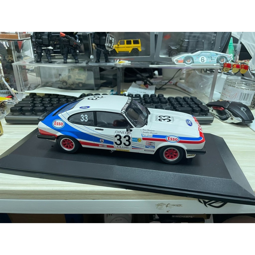[คลังสินค้าพร้อม] 1/18 Mini Cut Ford Mustang CAPRI3.0 S Alloy Interest Words "I Want" ทักแชทมีส่วนตั