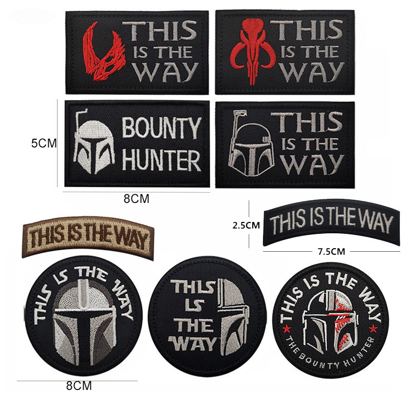 นี่คือ The Way Art Patch ตลก 曼达洛 Troller Slip布贴现货 PA3R