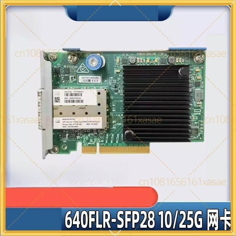 ใหม่สําหรับการ์ดเครือข่าย HPE 640FLR-SFP28 10/25G Dual SFP28 817749-B21 840139-001 สําหรับ DL380 Gen
