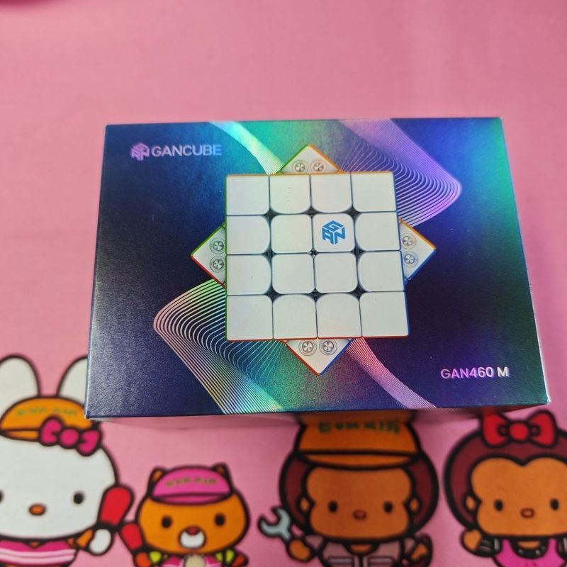 Gan460MV2 ลําดับที่สี่ Rubiks Cube Magnetic 4 การแข่งขันระดับมืออาชีพเฉพาะ Smooth ของเล่นเพื่อการศึก