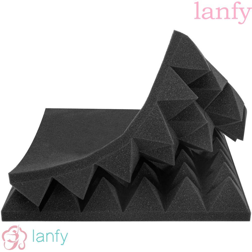 LANFY Soundproofing โฟมคุณภาพ Sound Proof Padding High-density 1PC เสียงฉนวนแผงผนัง Flame-retardant 