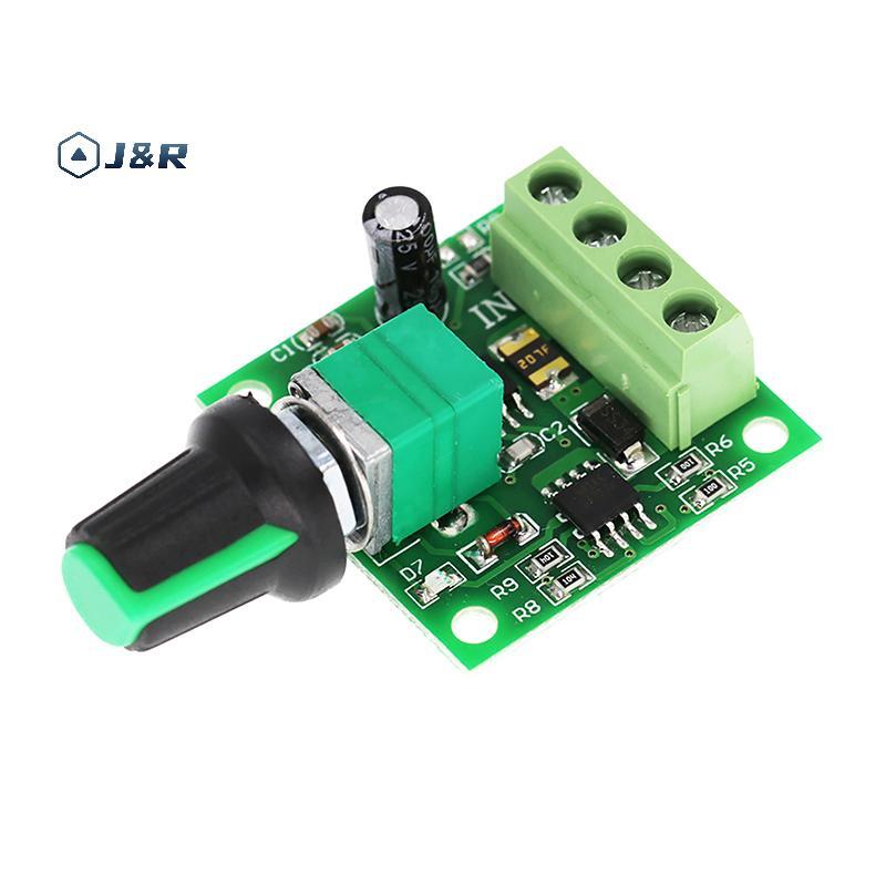 J&R> ความเร็วมอเตอร์ DC ​​ตัวควบคุม 1.8V 3V 5V 6V 12V 2A ความเร็ว ​​ฟังก์ชั่นสวิตช์เรกูเลเตอร์