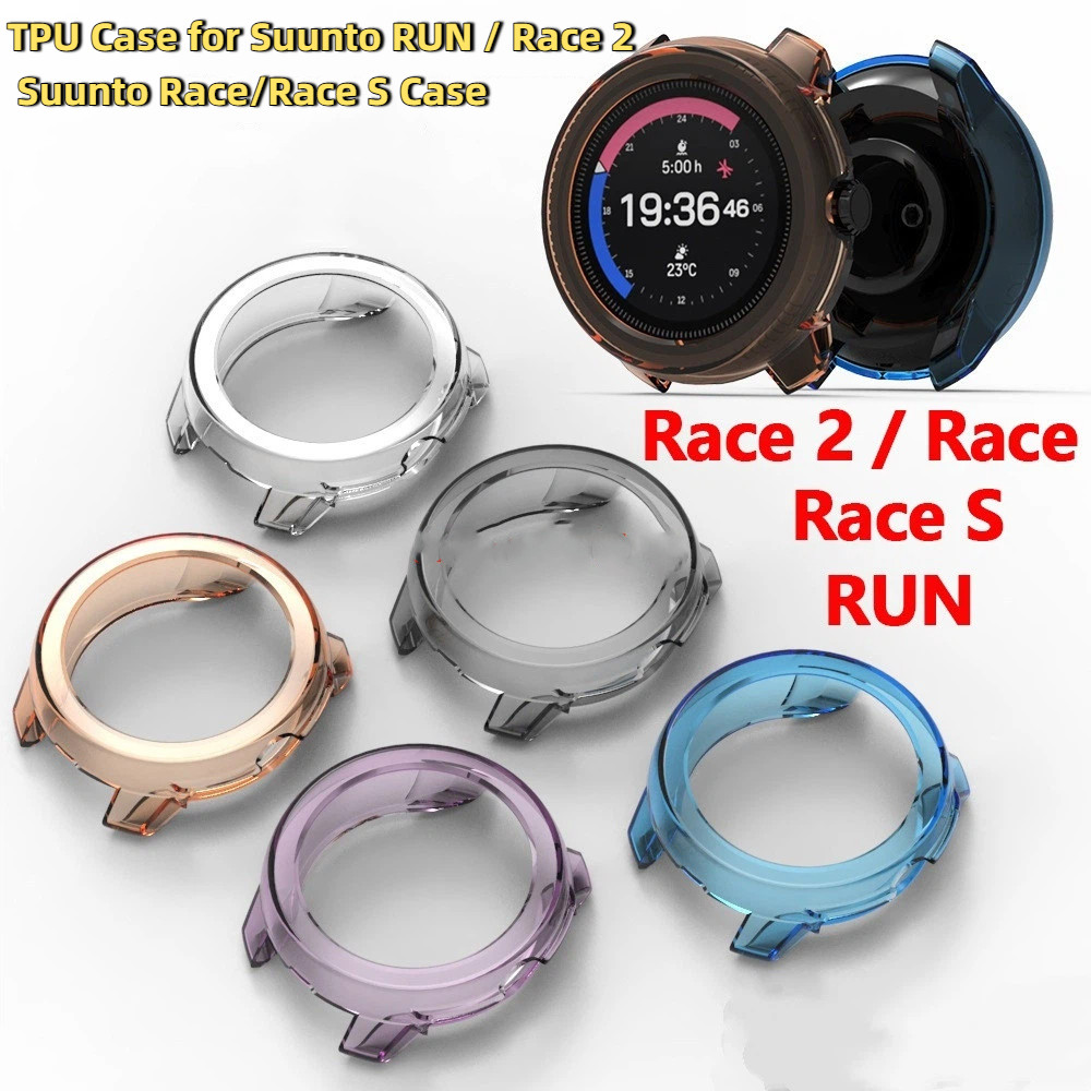 [คลังสินค้าพร้อม] เคส TPU สําหรับ Suunto RUN กรณี Suunto Race 2 กรณี Suunto Race Race S กรณี