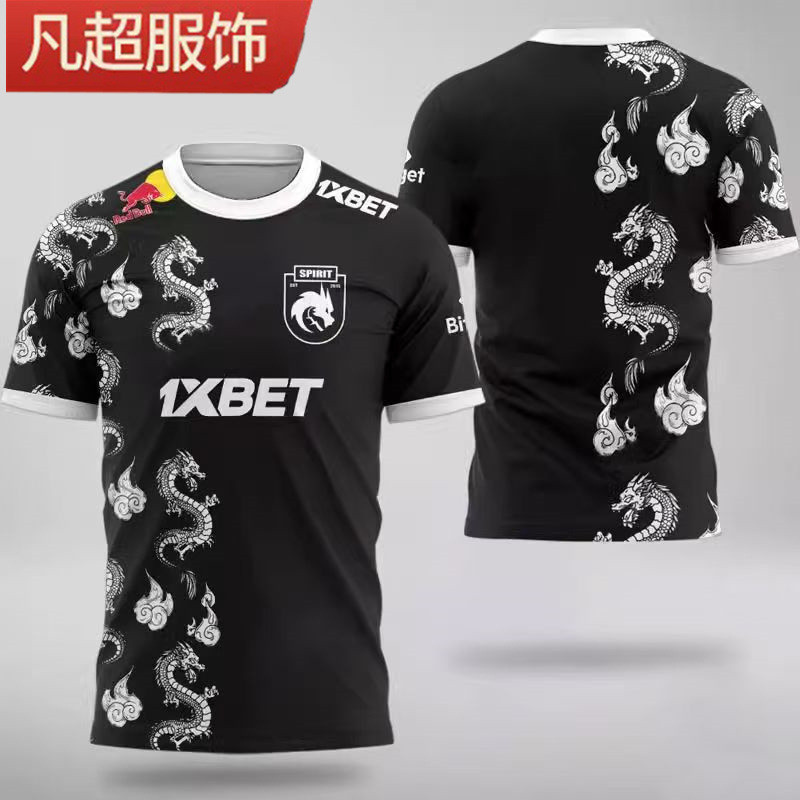 ทีม DOLK DOLK DANK dota2 สินค้า TS Sprite ทีม csgo Tower 2024 เสื้อยืดแขนสั้น