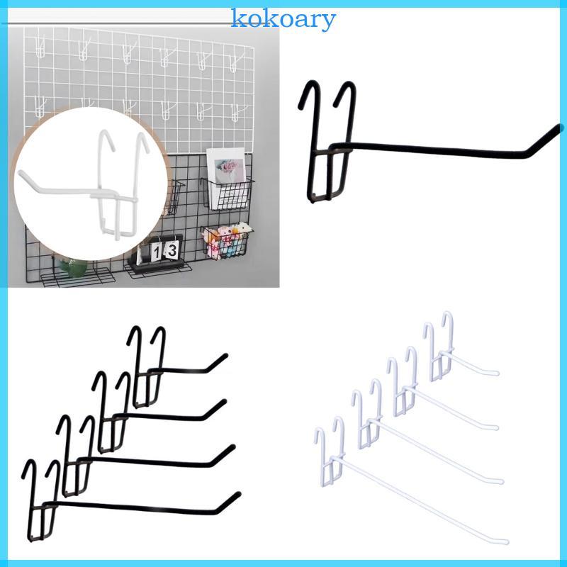 KOK 10 ชิ้น Simplistic ผู้ถือเครื่องประดับสําหรับอุปกรณ์เสริมต่างๆ Store Grid Display Hook