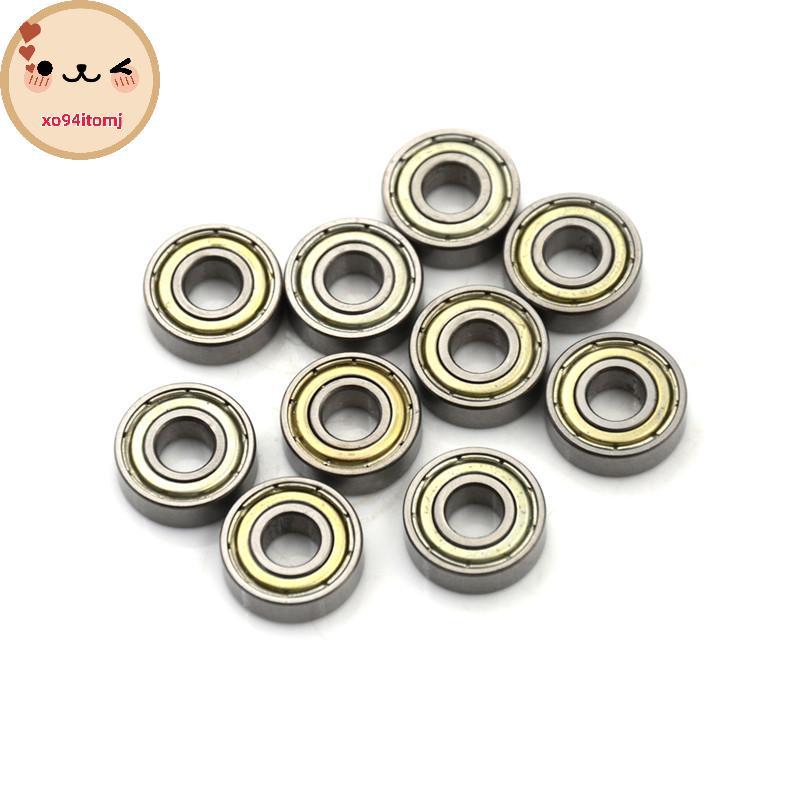 XOTOMJ 10PCS 696ZZ Deep Groove Miniature Ball Bearing 6X15X5mm โลหะ Mini Bearing TH