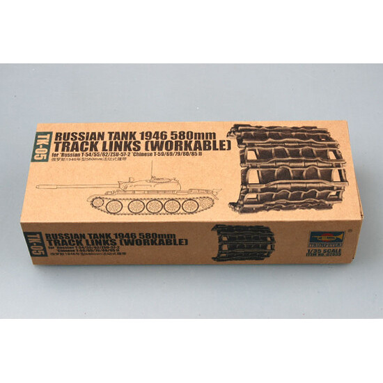 Trumpeter 0235 1/35 MOVABLE INFINITE ORBIT SERIES T-54/55/62/ZSU-57-2 ..