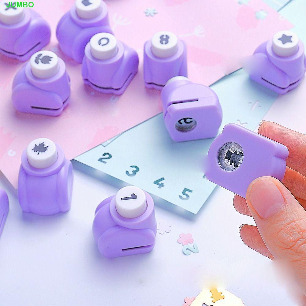 JUMBO Mini Paper Puncher Handmade กระดาษสีม่วง Trimmer เครื่องตัดกระดาษ Scrapbooking อนุบาลของขวัญกา